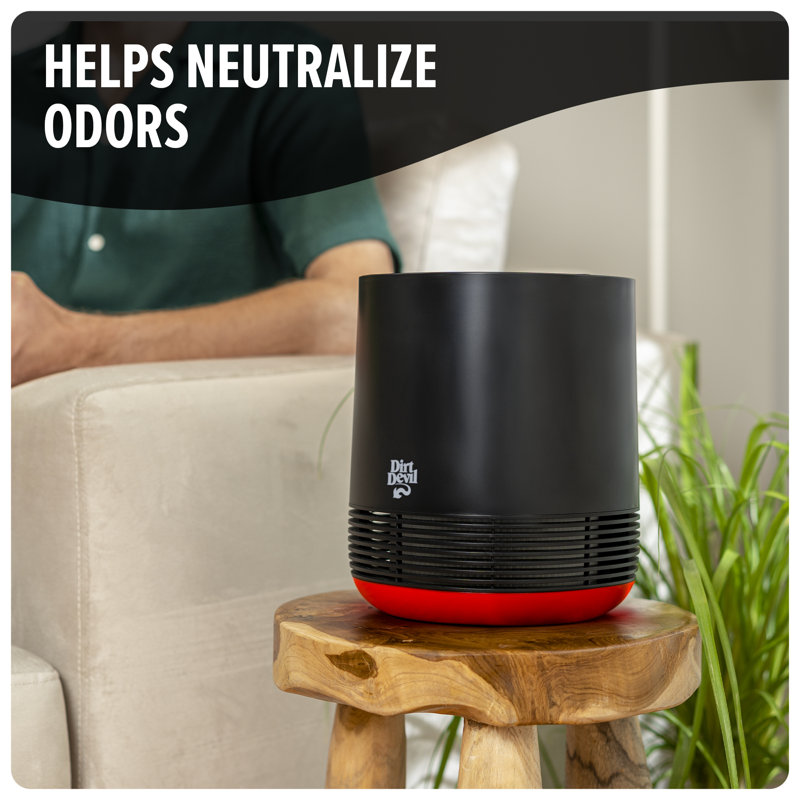 Dirt Devil Air Purifier H13 Hepa Filter Cleaner Captures 99.97 Of Particles Dust Allergens Smoke For Home Wd10100v Black Reviews Wayfair Canada